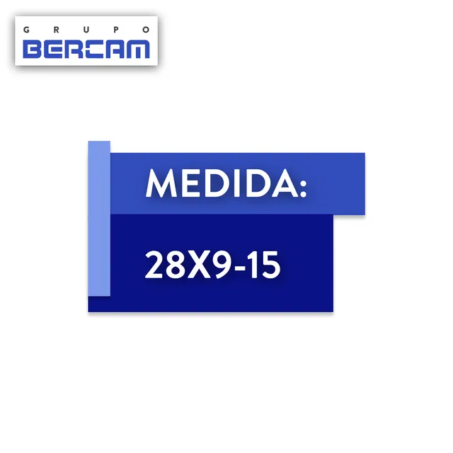Cubierta maciza 28×9-15